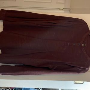 Burgundy mens shirt